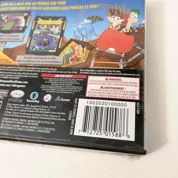 2009 Phineas and Ferb Nintendo DS Disney Video Game - Picture 5 of 14